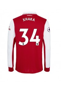 Arsenal Granit Xhaka #34 Fotballdrakt Hjemme Klær 2022-23 Lange ermer